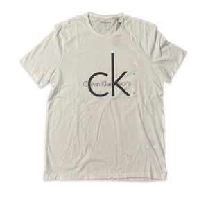 Calvin Klein White Logo Tee